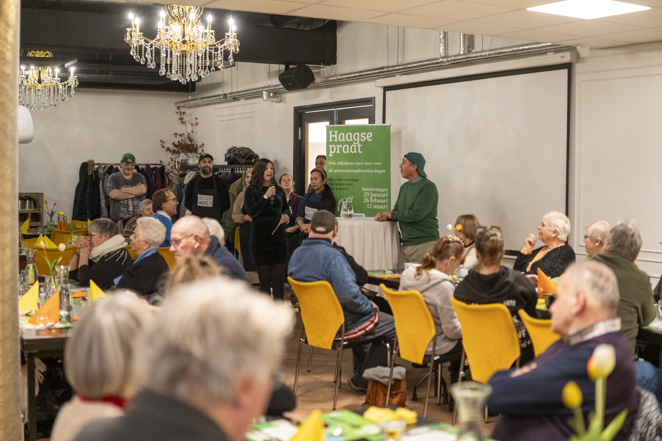 Eerste ‘Haagse Praat’ groot succes